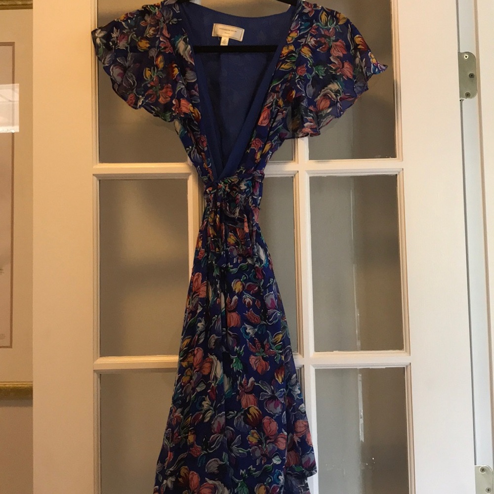 Wrapped Chiffon flower dress